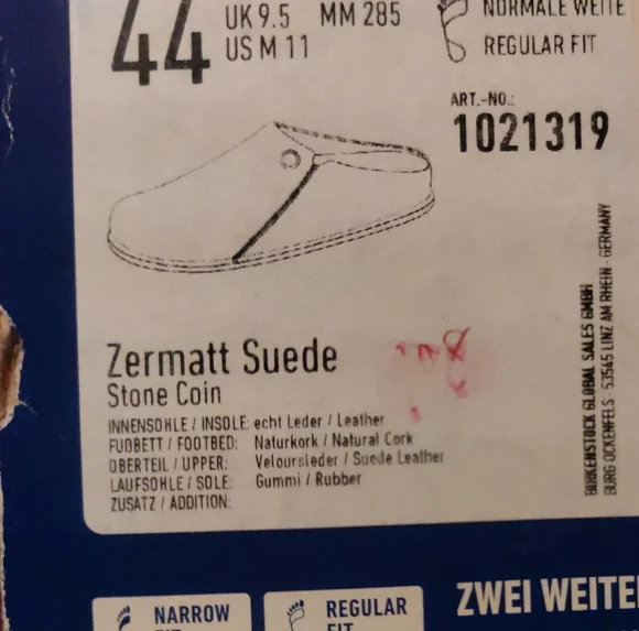 Birkenstock ZERMATT Suede Men's Stone Coin Clogs - Picture 10 of 10